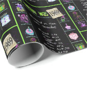 1969 Geboortejaar Trivia Cadeaupapier (Rol Hoek)