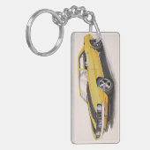 1969 Gele Camaro Sleutelhanger (Voorkant Links)