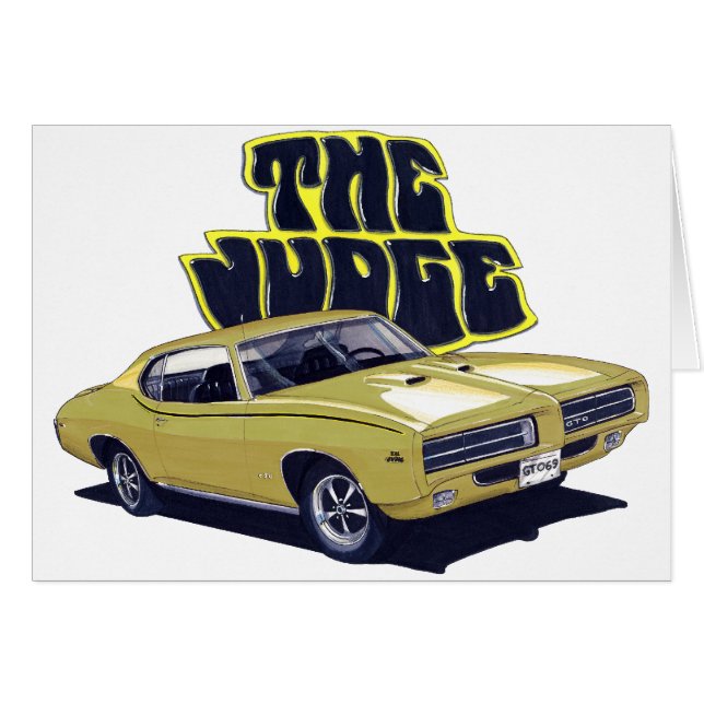 1969 GTO rechter Gold Car (Voorkant Horizontaal)