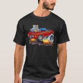 1969 GTO rechter Maroon Convertible T-shirt (Voorkant)