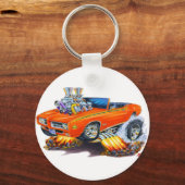 1969 GTO rechter Oranje converteerbaar Sleutelhanger (Voorkant)
