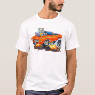 1969 GTO rechter Oranje converteerbaar T-shirt