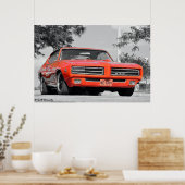 1969 GTO-rechter Poster (Keuken)
