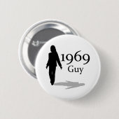 1969 Guy! Ronde Button 5,7 Cm (Voorkant /achterkant)