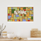 1969 Harlem Cultural Festival Stage Design Poster (Keuken)