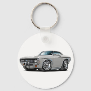 1969 Impala Silver-Black Topbus Sleutelhanger