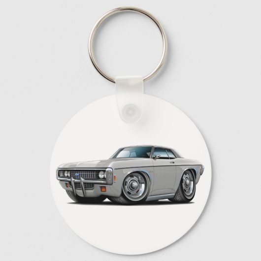 1969 Impala Silver-Black Topbus Sleutelhanger (Voorkant)