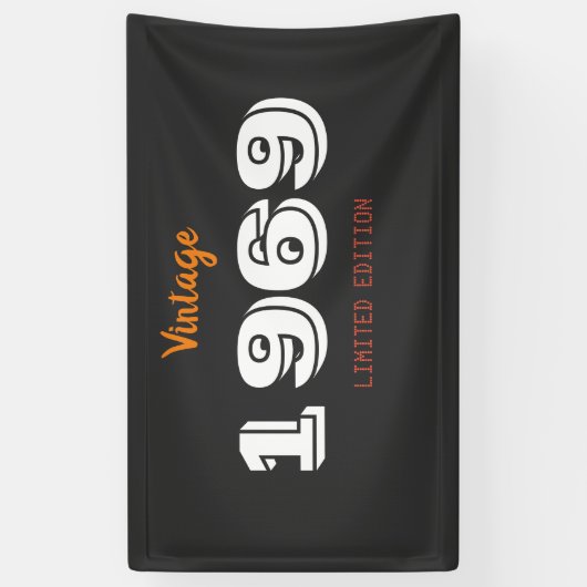  1969 Limited Edition Gift Banner – Retro (Verticaal)
