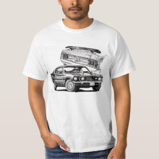 1969 Mach 1 klassieke spier auto T-shirt