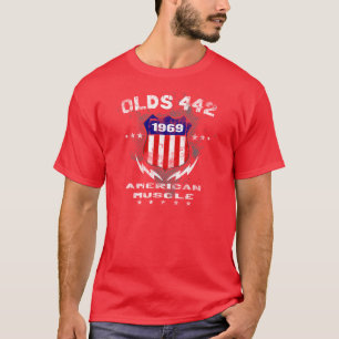 1969 Olds 442 American Muscle v3 T-shirt