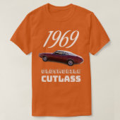1969 Oldsmobile Cutlass 1 T-shirt (Design voorkant)