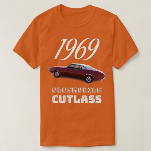 1969 Oldsmobile Cutlass 1 T-shirt (Design voorkant)