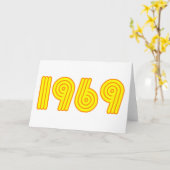 1969 ontwerp (40ste verjaardag) kaart (Gele Bloem)
