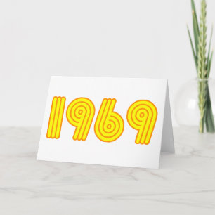 1969 ontwerp (40ste verjaardag) kaart