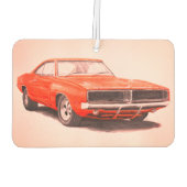 1969 Oranje Charger luchtverfrisser (Achterkant)