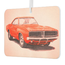 1969 Oranje Charger luchtverfrisser