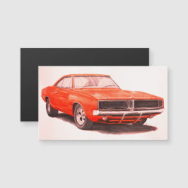 1969 Oranje lader magneet