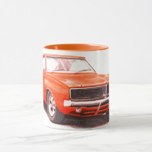 1969 Oranje lader Mok (Midden)