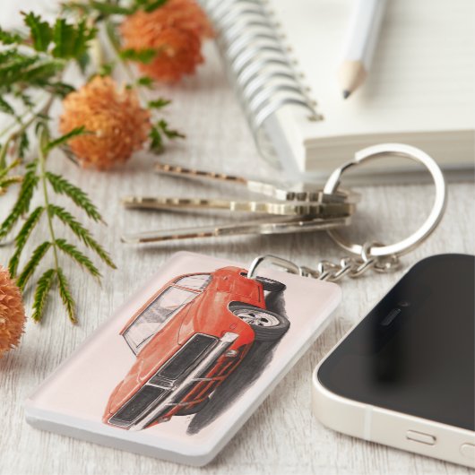 1969 Oranje lader Sleutelhanger (Voorkant Rechts)