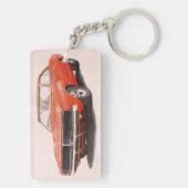 1969 Oranje lader Sleutelhanger (achterkant)