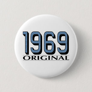 1969 Origineel Ronde Button 5,7 Cm