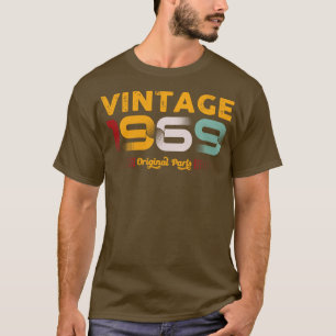 1969 Originele Gezinsdelen Geboortdag Gift T-shirt