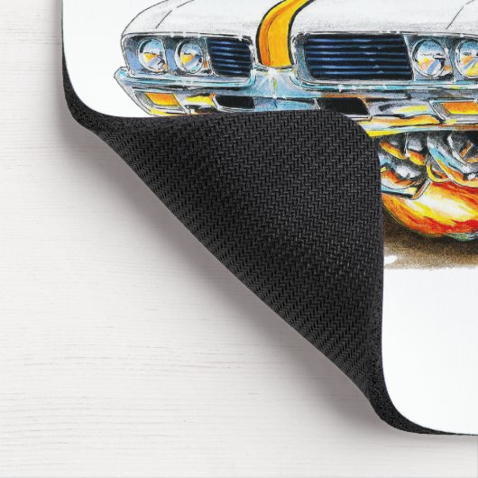 1969 Oude heurstauto van glas Muismat (Hoek)