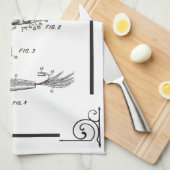 1969 patenttekeningviskeukenhanddoek theedoek (Quarter Fold)