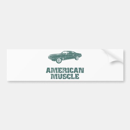 1969 Pontiac Firebird Bumpersticker (Voorkant)