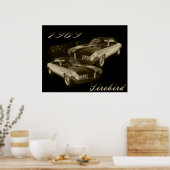 1969 Pontiac Firebird Poster (Keuken)