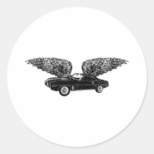 1969 Pontiac Firebird Ronde Sticker