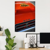 1969 Pontiac GTO The rechter Poster (Thuiskantoor)