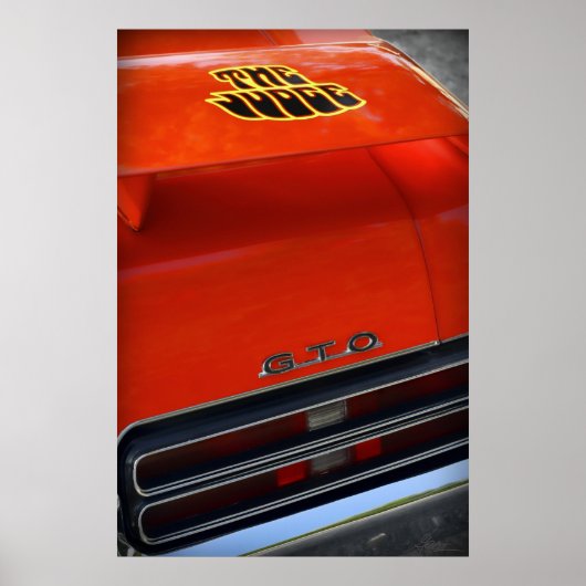 1969 Pontiac GTO The rechter Poster (Voorkant)