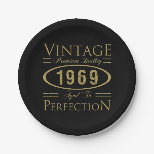 1969 Premium Quality Papieren Bordje (Voorkant)