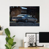 1969 Pro Touring Firebird Poster (Thuiskantoor)