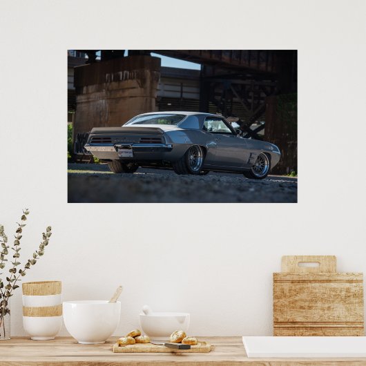 1969 Pro Touring Firebird Poster (Keuken)