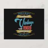  1969 Retro Lover Funny Birthday Gift Idea Briefkaart (Voorkant)