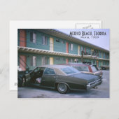 1969 Retro Motel Briefkaart, Verenigde Staten Briefkaart (Voorkant / Achterkant)