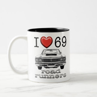 1969 Road Runner Tweekleurige Koffiemok