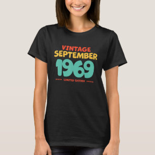 1969 september Legend geboren op 19 september T-shirt