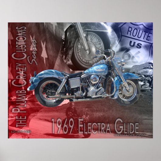 1969 Shovelhead Poster (Voorkant)