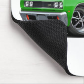 1969 Super Bee Green Car Muismat (Hoek)