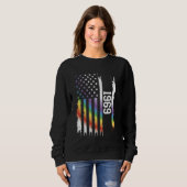 1969 Verenigde Staten Distressed Rainbow met Ameri Trui (Voorkant volledig)