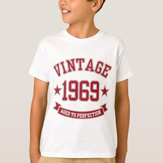 1969 Vintage tot perfecte T-shirt (Voorkant)