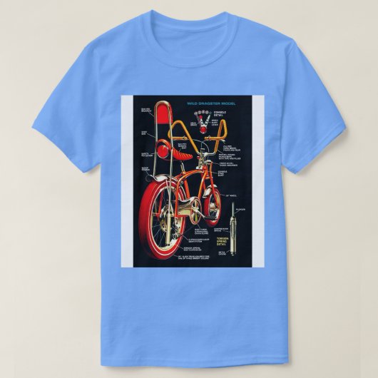 1969 Wild Dragster Bike T-shirt (Design voorkant)
