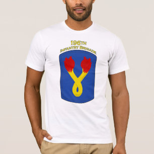196e Infanterieure Brigade-schouderpleister T-shir T-shirt