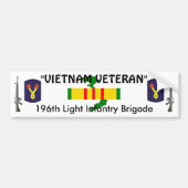 196e lichtInf-brigade-bumpersticker Bumpersticker (Voorkant)