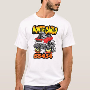 1970 1971 Monte Carlo SS 454 Cartoon warme weg T-shirt