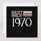 1970  50 th Birthday Jubileum Gift Kaart (Voorkant / Achterkant)