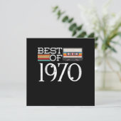 1970  50 th Birthday Jubileum Gift Kaart (Staand voorkant)